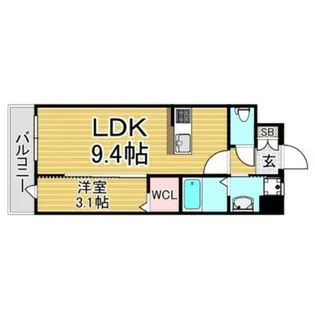 福岡県春日市原町2丁目【マンション】の間取り