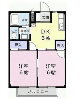 サンハイツ吉浜【2階】の間取り