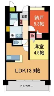 セリシール夙川苦楽園【302号室】の間取り