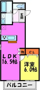 カーサフェリーチェ見野【2階】の間取り
