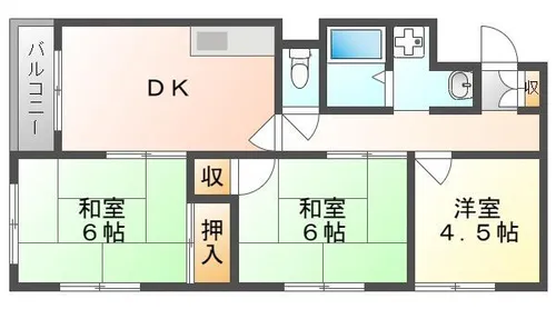 アヴニール2番館【3階】の間取り