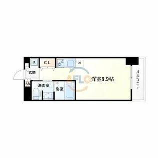 グレンパーク江坂Ⅱ【3階】の間取り