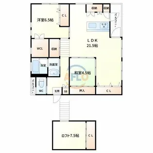 みつもとARRAY【5階】の間取り