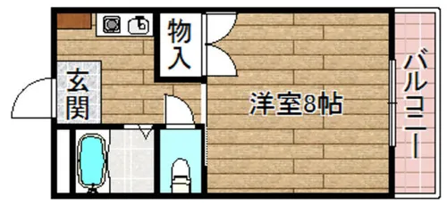 コーポ松下【3階】の間取り