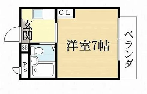 フォンティーヌ【3階】の間取り