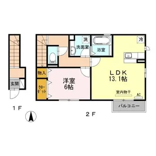 マウナ・マナ【2階】の間取り