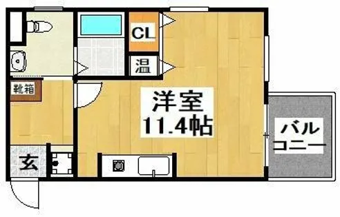 NM・ONZE(エヌエムオンズ)【2階】の間取り