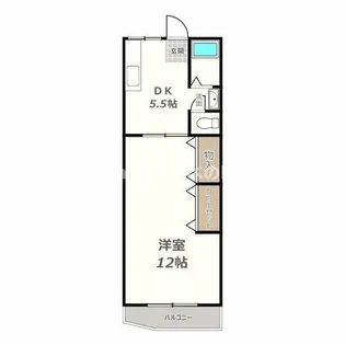 ニューマンション楠木【307号室】の間取り