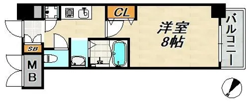 ステーションコートノース【2階】の間取り