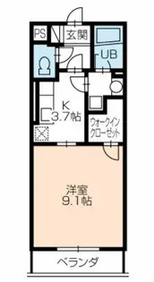 プログレス【3階】の間取り