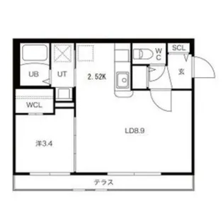 La Casa del Sole【1階】の間取り