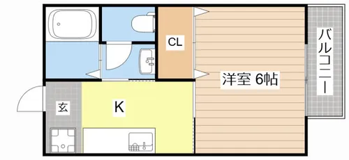ウイングヒル壱番館【105号室】の間取り