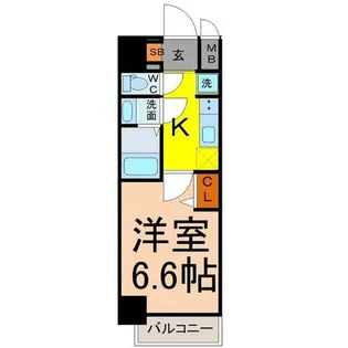 MAXIV名古屋上前津【5階】の間取り