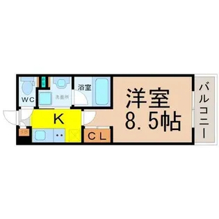 タウンライフ千種【5階】の間取り