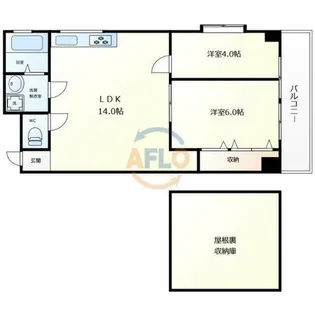 モーリスメゾン【3階】の間取り