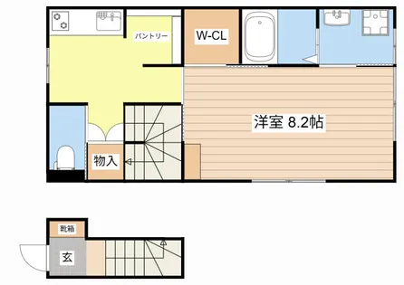 NOBLE【205号室】の間取り
