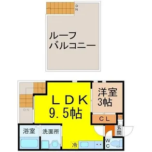 GRANDTIC KRSII【2階】の間取り