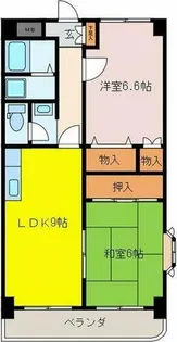 サンキャッスルII【2階】の間取り
