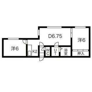 エスコート四番通【102号室】の間取り