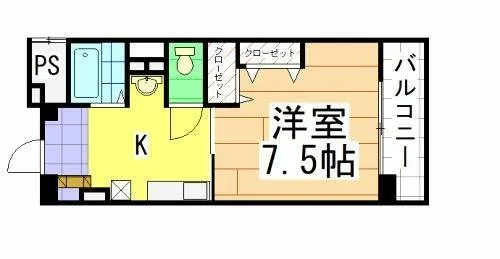 プレザンフォート南王子【2階】の間取り