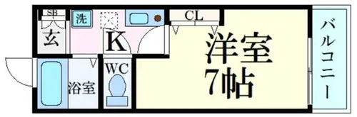 villa coco【2階】の間取り