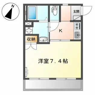 ルミエール シャトー【2階】の間取り