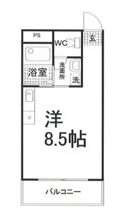 エコハイツ高砂駅前【2階】の間取り