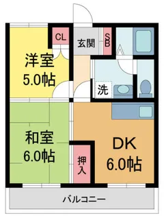 ベルーフ西宮山手【504号室】の間取り