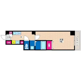 1Kの間取り画像