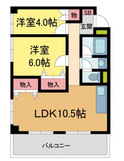 メゾン上甲東園【302号室】の間取り