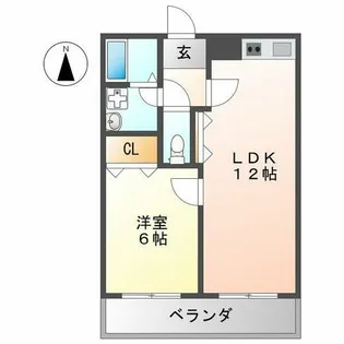 ベラビスタ柴田【8階】の間取り