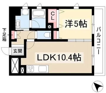 La casa alba due【302号室】の間取り