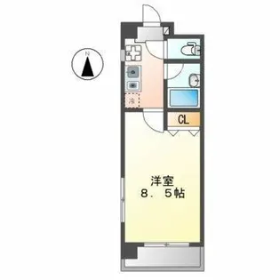 サンハイツ城西【2階】の間取り