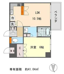 リーガル京都御所東【2階】の間取り