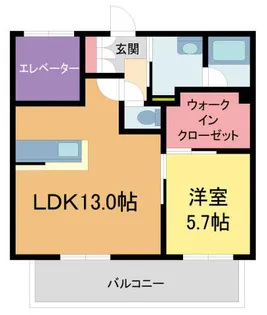 Ncoda【306号室】の間取り