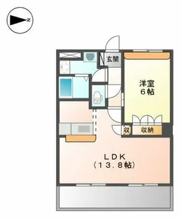 ルミナスコート【1階】の間取り