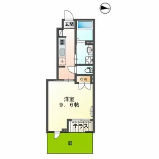 ワレアウナテ【1階】の間取り