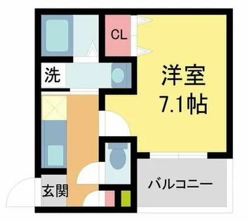 ココングランジュール川西小花【304号室】の間取り