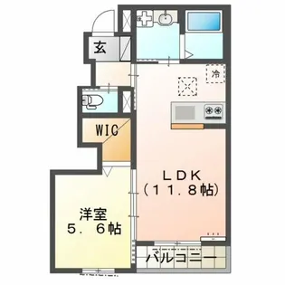 スプランドゥール【1階】の間取り