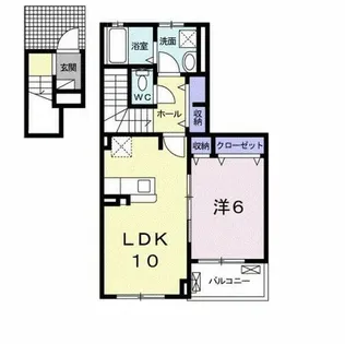 クレールコート【2階】の間取り