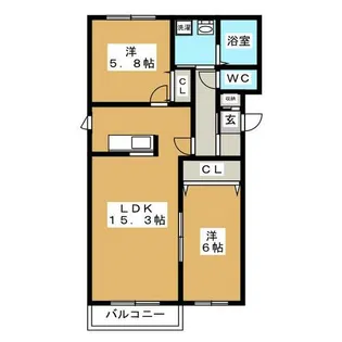 PASSIVE MANSION SOUTH5【3階】の間取り