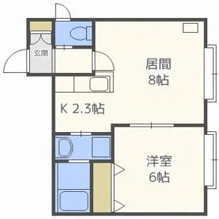 ヴィル73【2階】の間取り