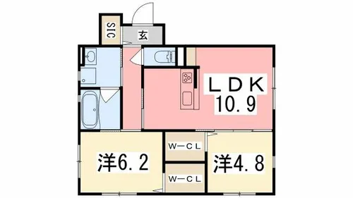 クラング【103号室】の間取り