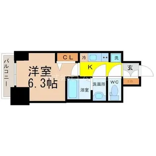 愛知県名古屋市中区千代田3丁目【マンション】の間取り