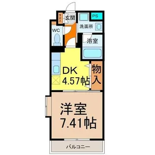 ポポラーレ白鳥【3階】の間取り