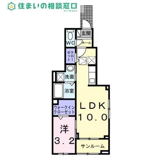 愛知県岡崎市蓑川町字山ノ田【アパート】の間取り