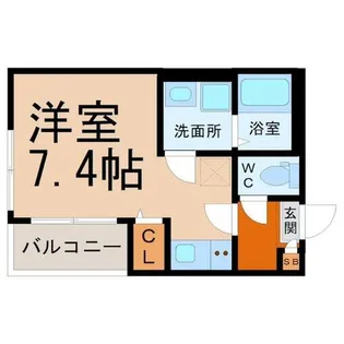 メゾン・ド・ボヌール名古屋【201号室】の間取り