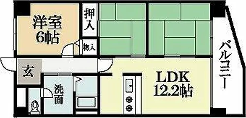 ラポート曽谷【2階】の間取り