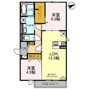 メゾン プレミール【2階】の間取り