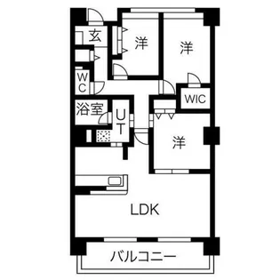 コルティーレマルフク【8階】の間取り